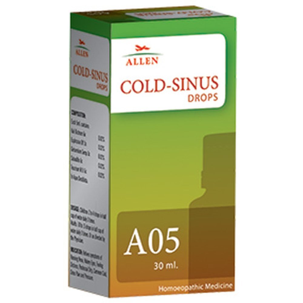 Allen Homeopathy A05 Cold-Sinus Drops