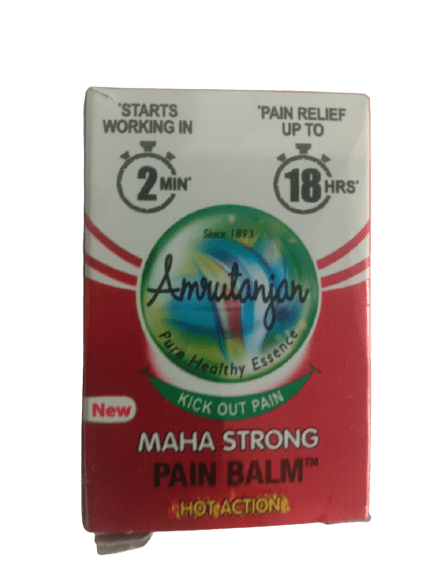 Amrutanjan Maha Strong Pain Balm Red