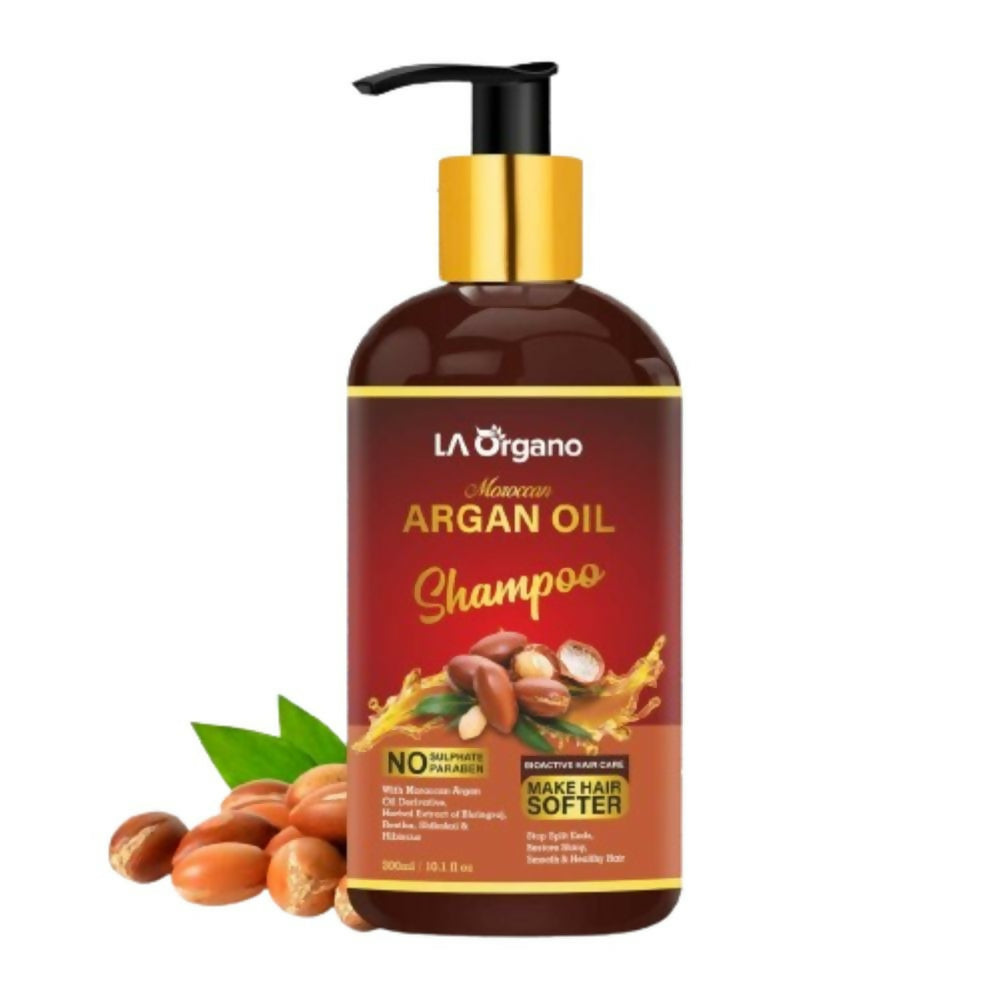 Buy LA Organo Moroccan Argan Hair Shampoo Online at Best Price | Distacart