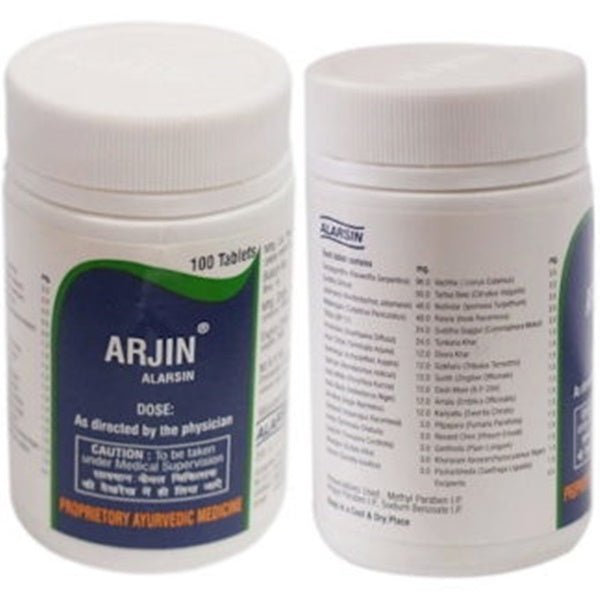 Alarsin Ayurvedic Arjin Tablet - Distacart