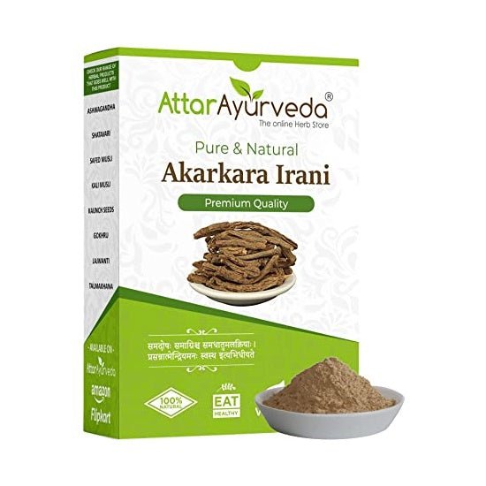 Attar Ayurveda Original Akarkara Irani/Akarkara Asli/Anacyclus Pyrethrum (Powder)