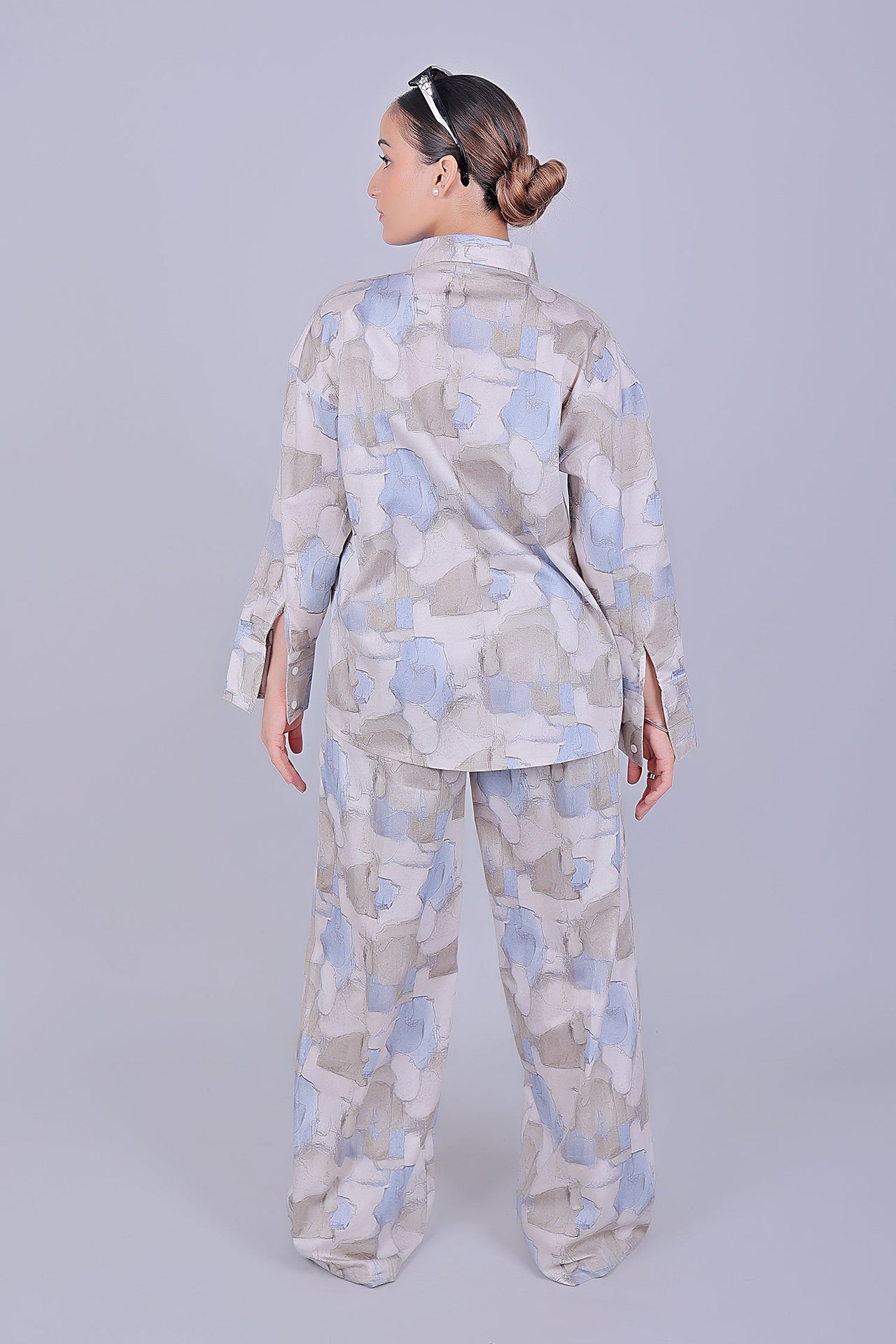 Bluebird Women's Printed Co-ord Set Grey