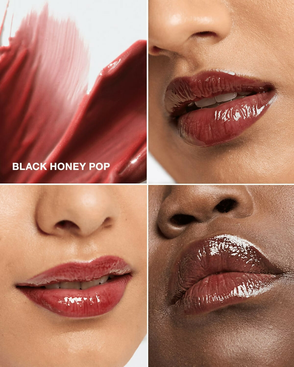 Clinique Pop Plush Creamy Lip Gloss (Black Honey Pop) - Distacart