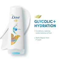 Thumbnail for Dove Glycolic + Hydration Conditioner With 5% Hydra-Glycol For Upto 100 Hours Of Hydrated, Fluid Hair