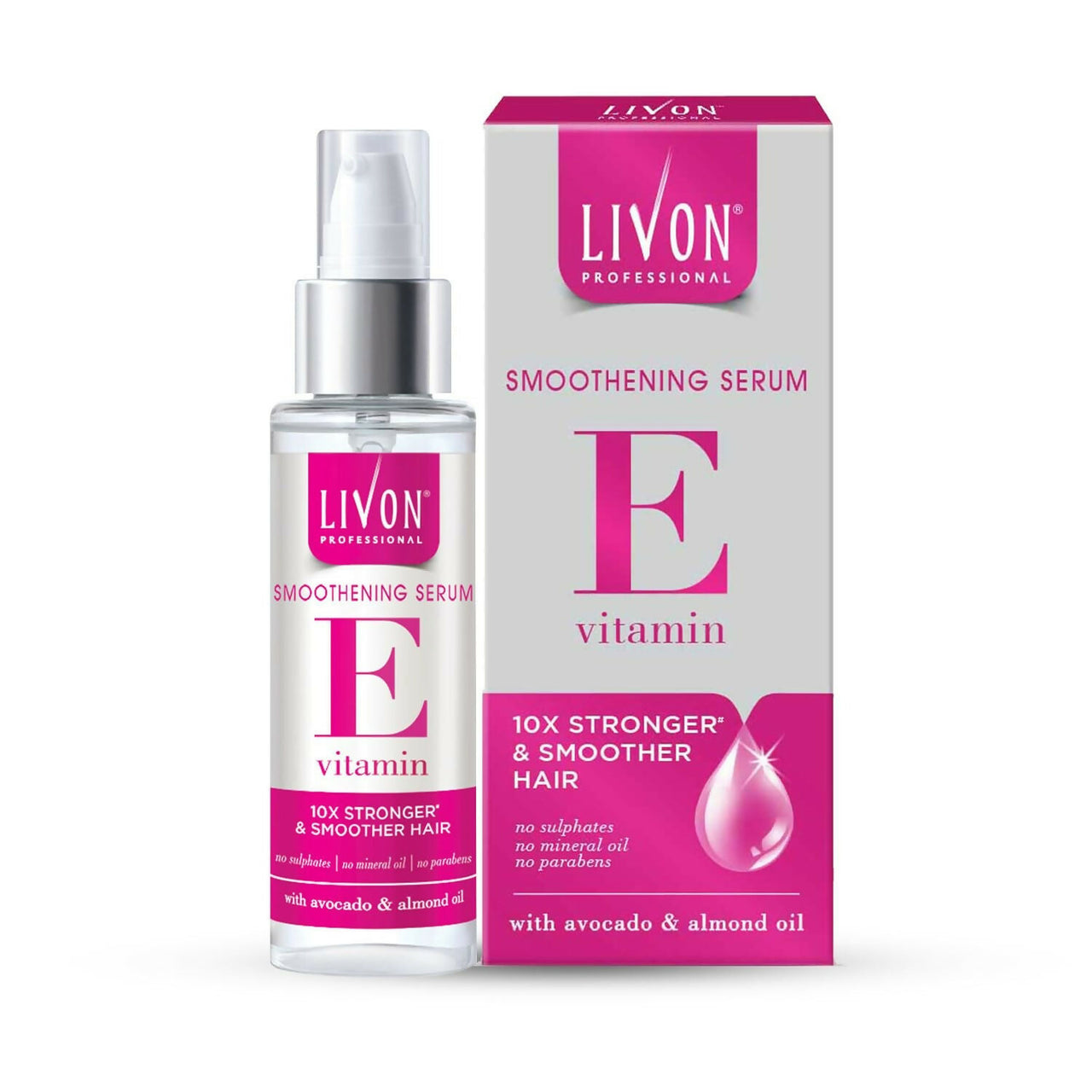 Livon Professional Smoothening Serum For Women & Men With Vitamin E - Distacart