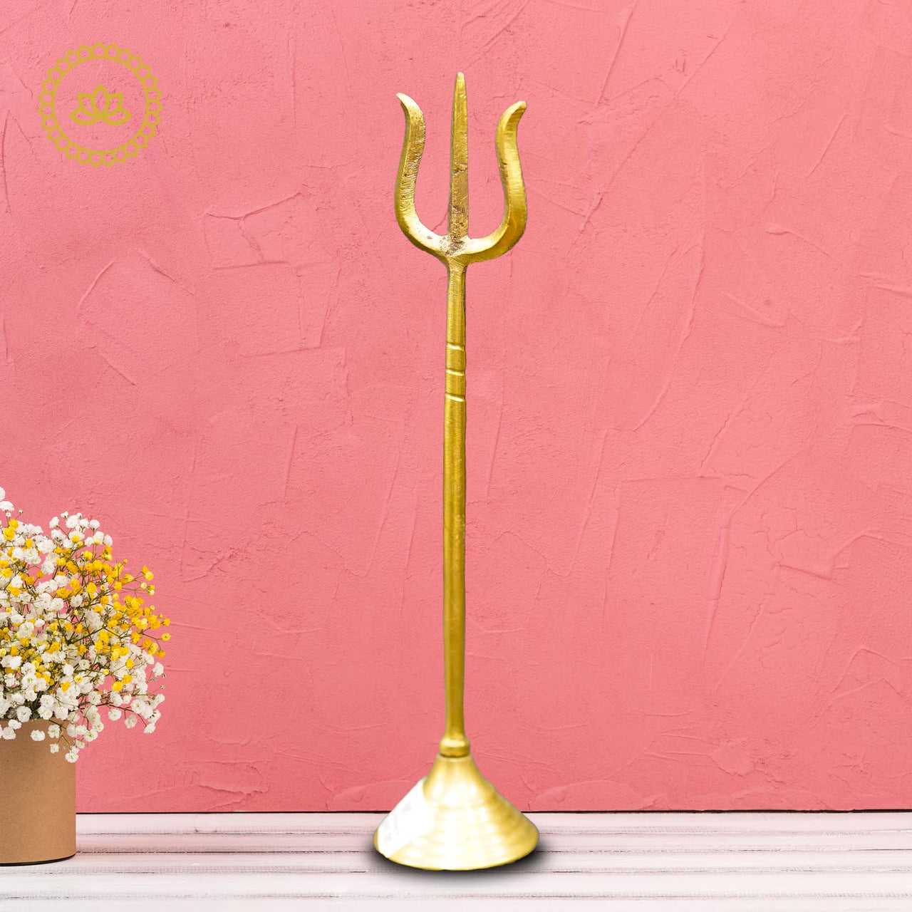 Brass Trishul - Invoke the Divine Power of Lord Shiva - Distacart