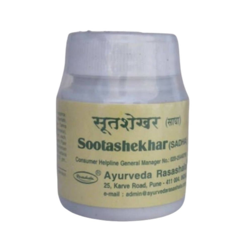 Ayurveda Rasashala Sootashekhar (Sadha) Tablets - Distacart