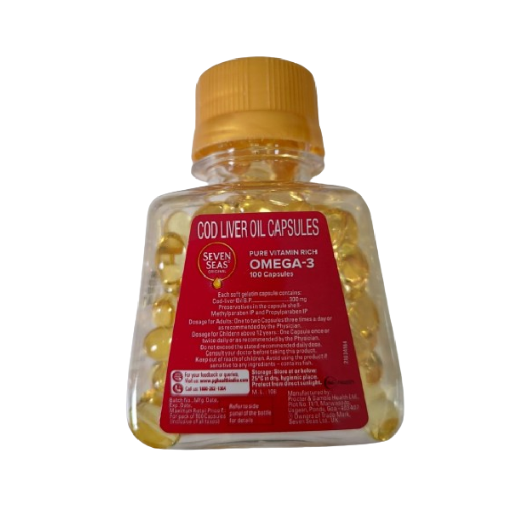 Seven Seas Original Cod-Liver Oil Capsules