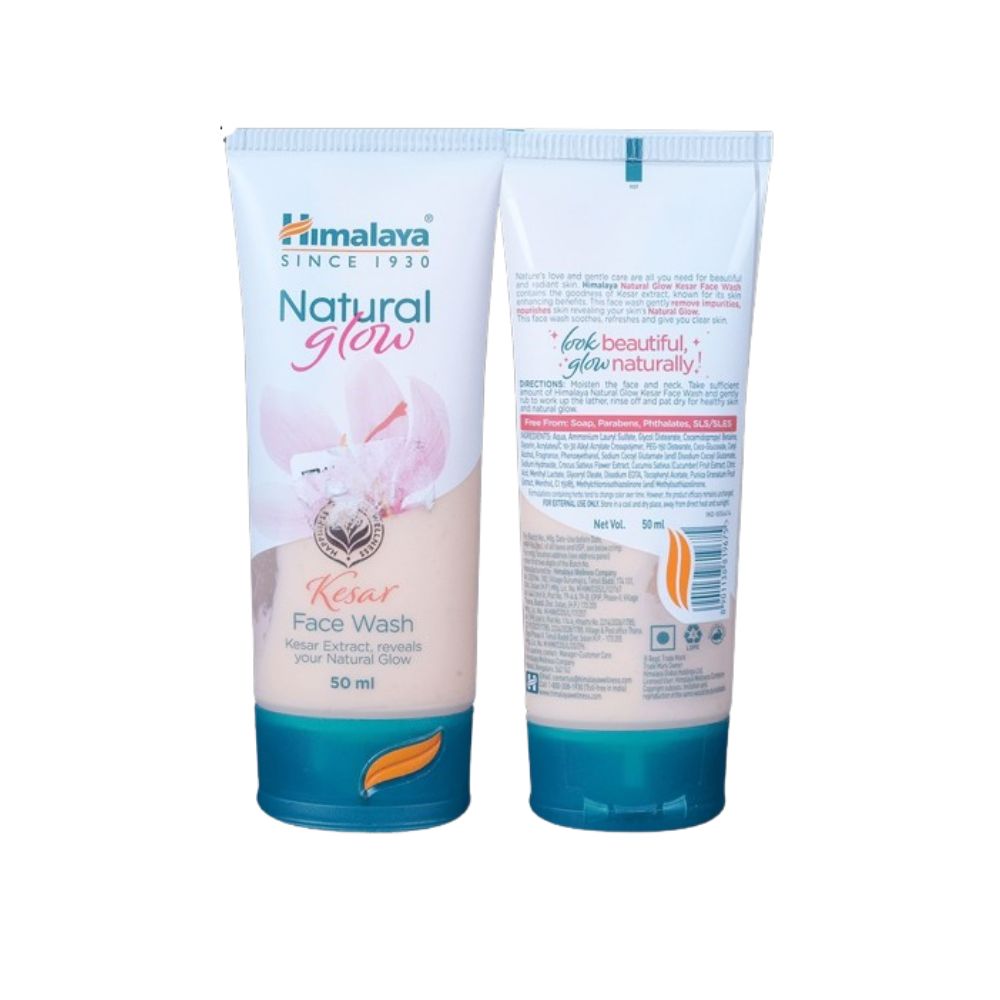 Himalaya Herbals Natural Glow Kesar Face Wash - Distacart