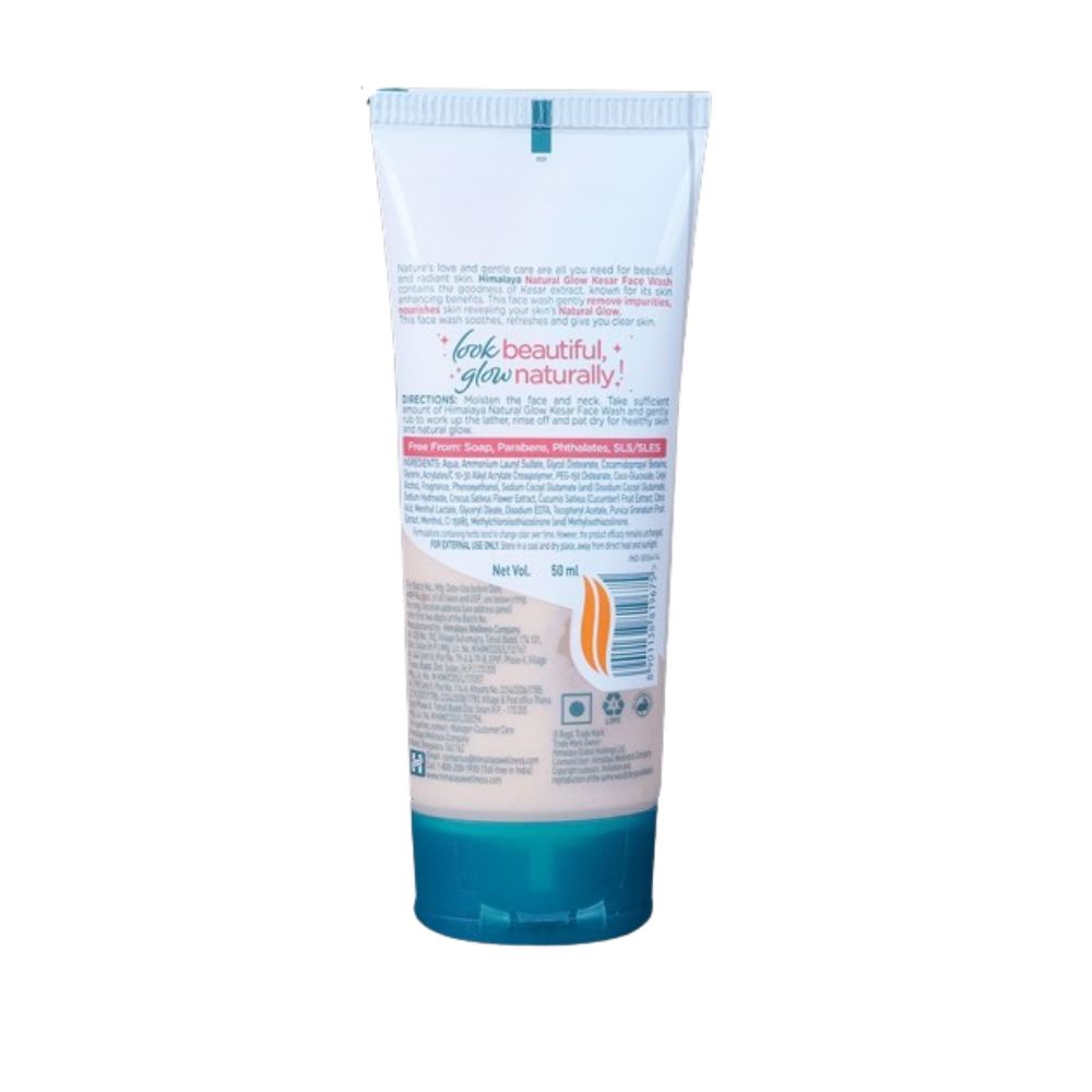 Himalaya Herbals Natural Glow Kesar Face Wash - Distacart