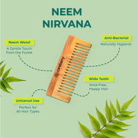 Thumbnail for Careberry Neem Nirvana Shampoo Comb - Distacart