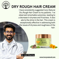 Thumbnail for Ivory Natural Dry Frizzy Hair Cream - Detangles Hair, Manages Frizz And Scalp Dryness - Distacart