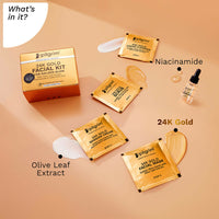 Thumbnail for Pilgrim 24K Gold Facial Kit For Golden Glow - Distacart