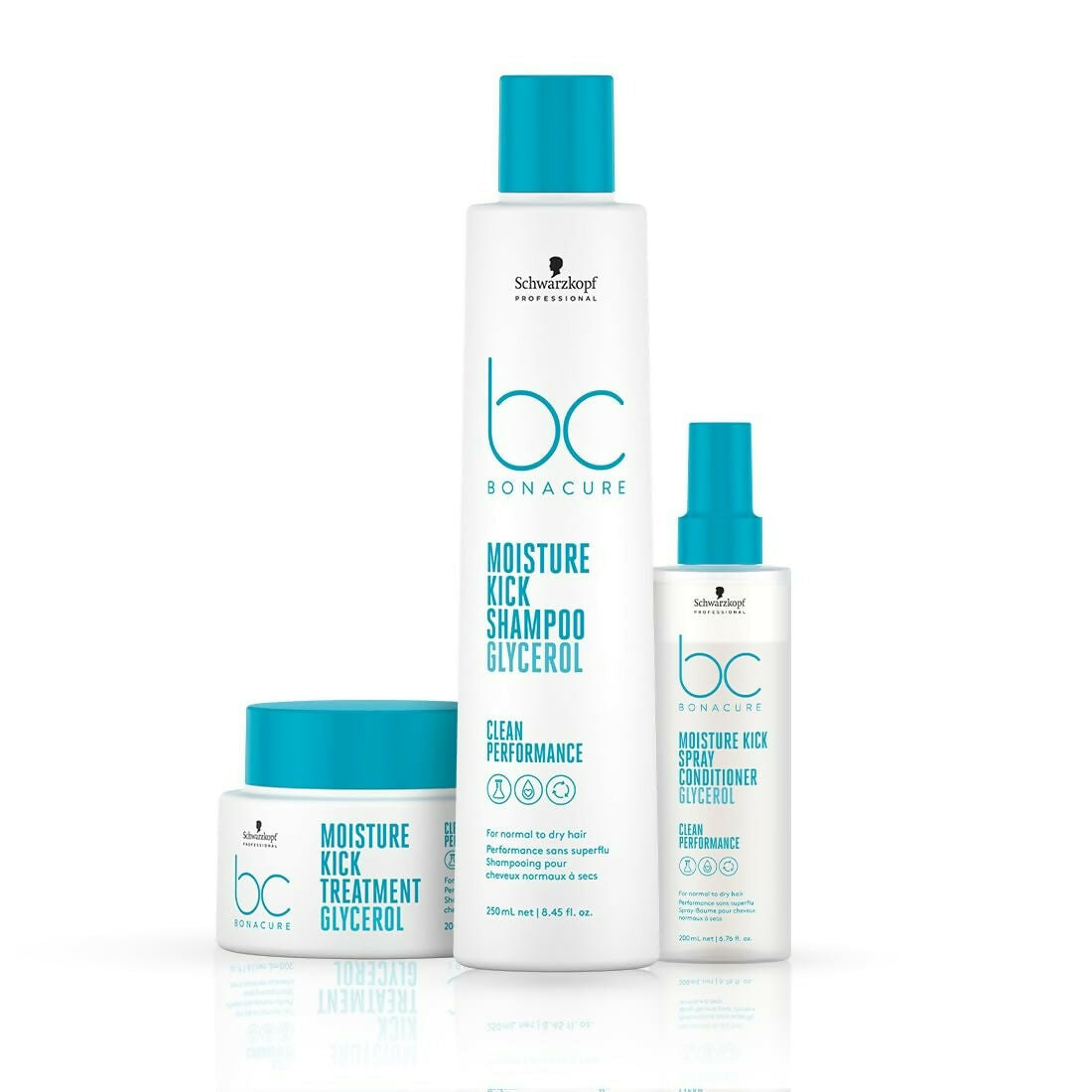 Schwarzkopf Professional New Bonacure Moisture Kick Range Clean Combo - Distacart