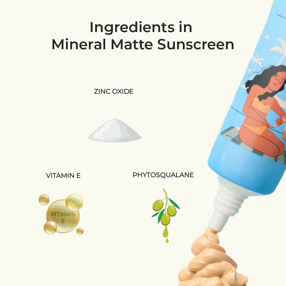 The Harkoi Mineral Matte Sunscreen - SPF 35 - Shade #2