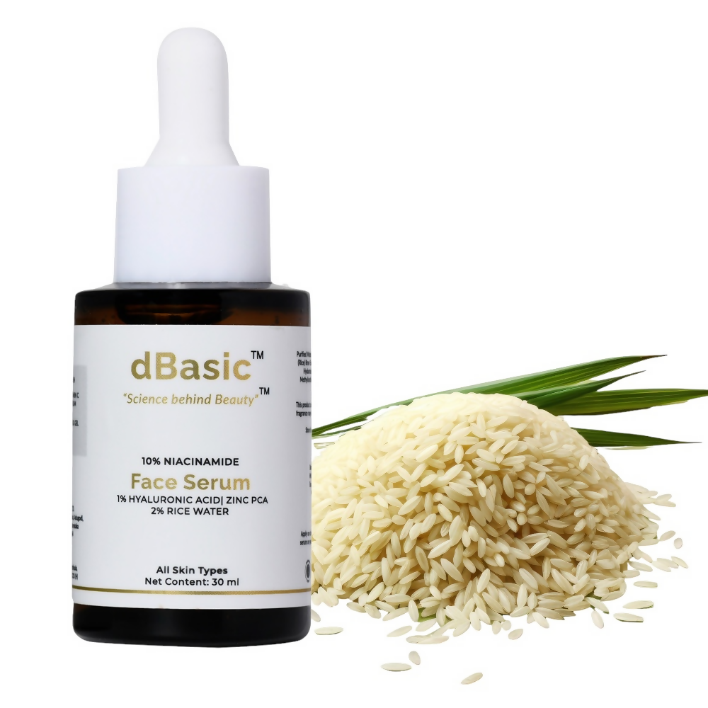 dBasic 10% Niacinamide Face Serum - Pore Minimizer, Acne Marks - Distacart