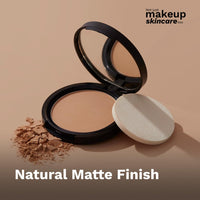 Thumbnail for Pilgrim Golden Beige Matte Finish Compact Powder Absorbs Oil, Conceals & Gives Radiant Skin - Distacart