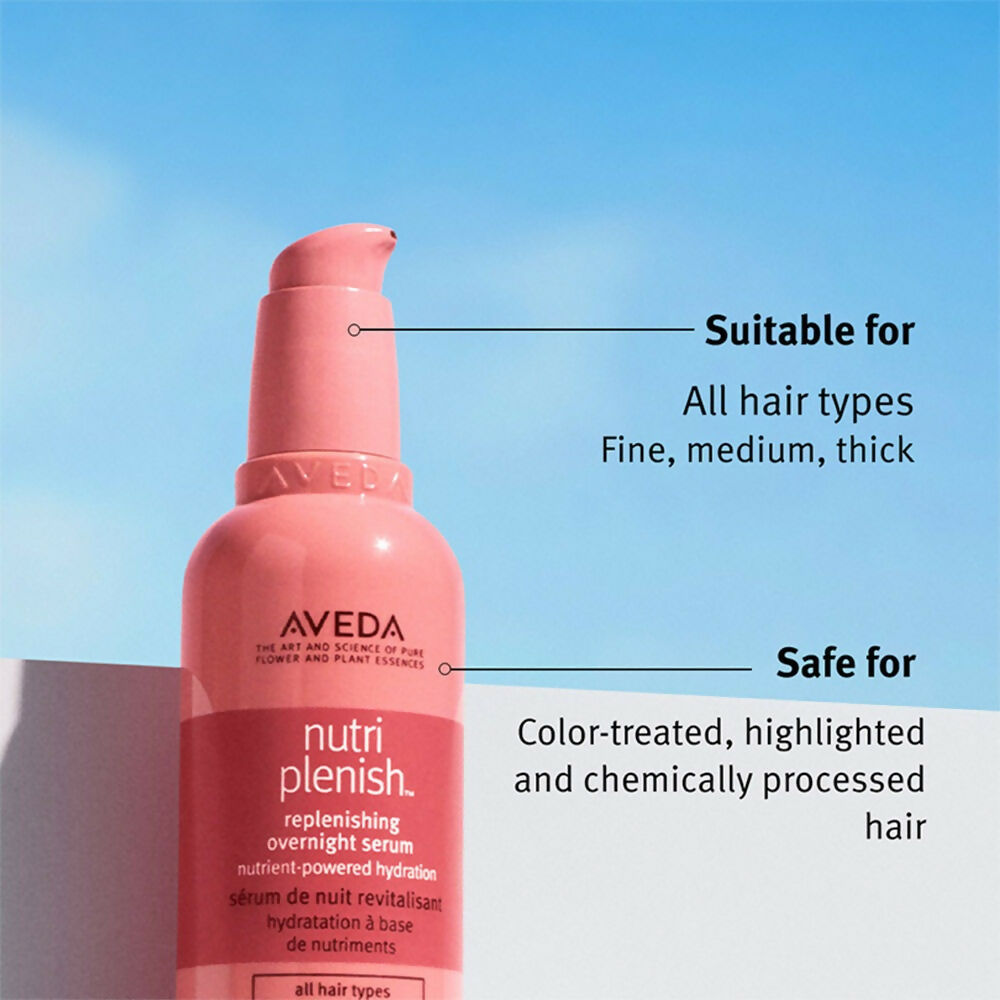 Aveda Nutriplenish Hydrating Serum for Dry & Frizzy Hair with Coconut Oil - Distacart