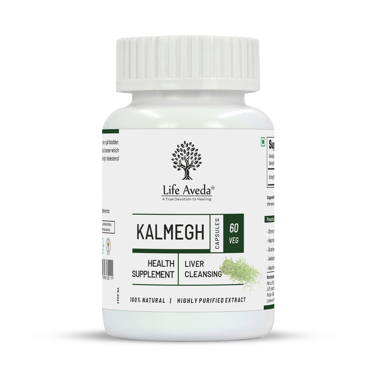 Life Aveda Kalmegh Capsules - Distacart