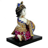 Thumbnail for Esplanade Resin Krishna Makhan Chor Statue - Distacart