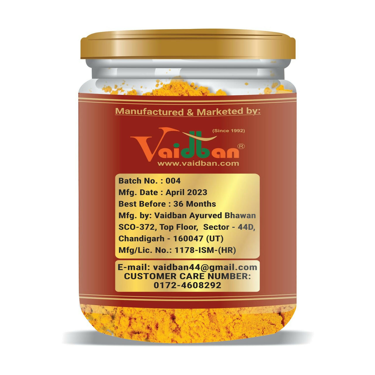 Vaidban Pancham Haldi (Organic Haldi Powder)