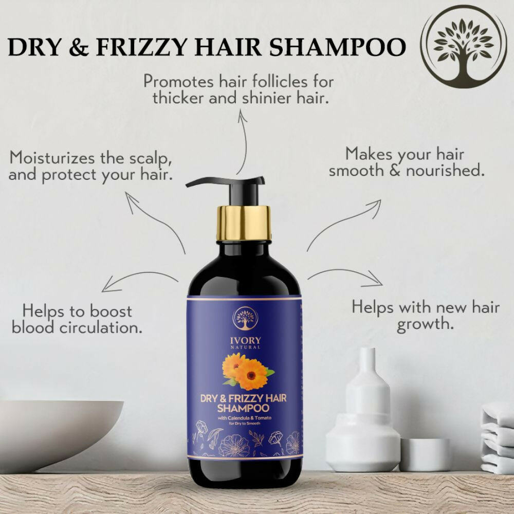 Ivory Natural Dry Rough Hair Shampoo For Dry, Frizzy, Unmanaged Hair - Distacart