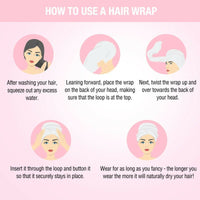 Thumbnail for Nykaa Naturals Microfiber Hair Wrap for Frizz Free & Shiny Hair - Pink - Distacart