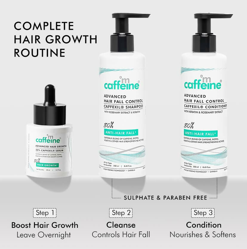 mCaffeine Advanced Hair Growth 20% Caffexil Hair Serum with Rosemary