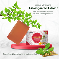 Thumbnail for LA Organo Ashwgandha Handmade Natural Bath Soap