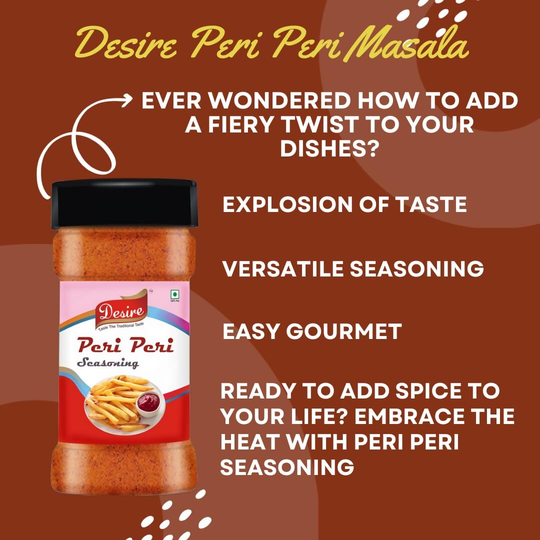 Desire Peri Peri Seasoning Masala Powder - Distacart