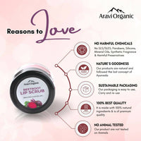 Thumbnail for Aravi Organic Beetroot Lip Lightening Scrub Balm - Distacart