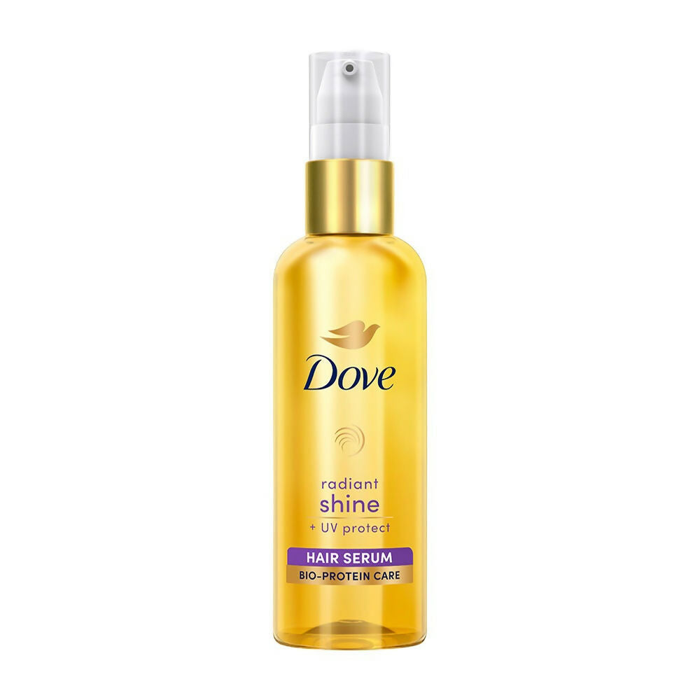 Dove Radiant Shine + UV Protect Hair Serum - Distacart