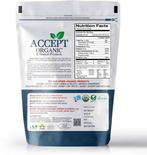 Accept Organic Maize Flour