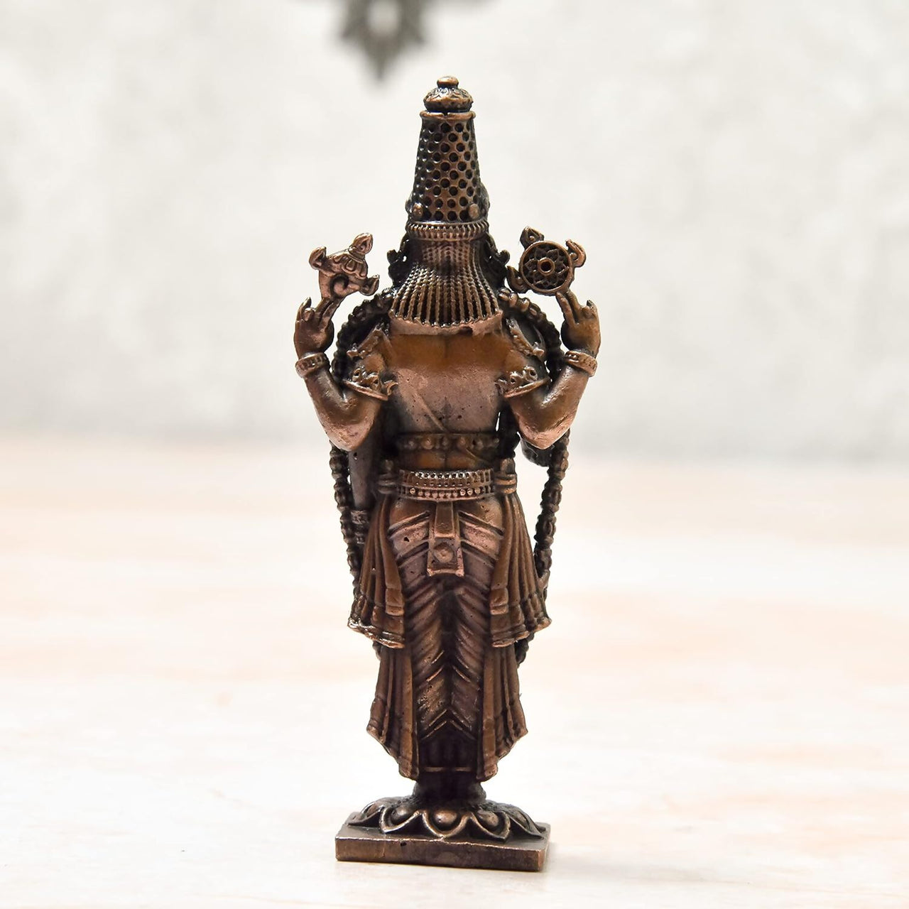 Bhimonee Decor Handmade Copper Balaji Idol - Distacart