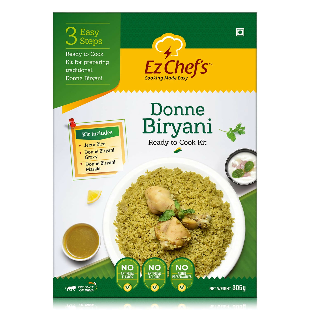 Ez Chef's Donne Biryani Kit - Bangalore's Famous Biryani