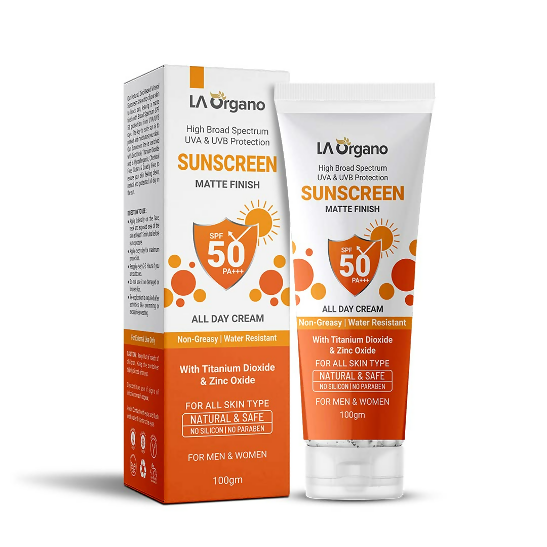 Buy La Organo Sunscreen Matte Finish All Day Cream Spf 50 Pa Uvauvb