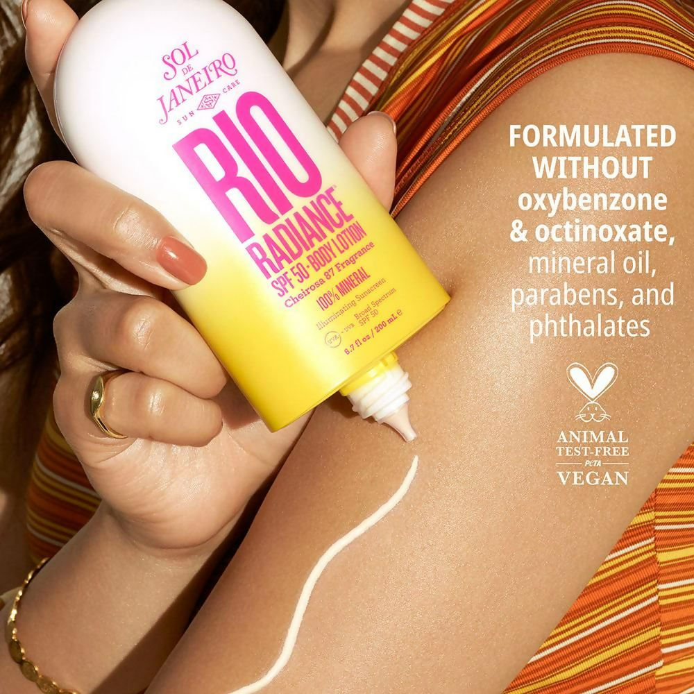 Sol de Janeiro Rio Radiance SPF 50 Body Lotion illuminating Sunscreen, UVA/UVB Broad Spectrum SPF 50