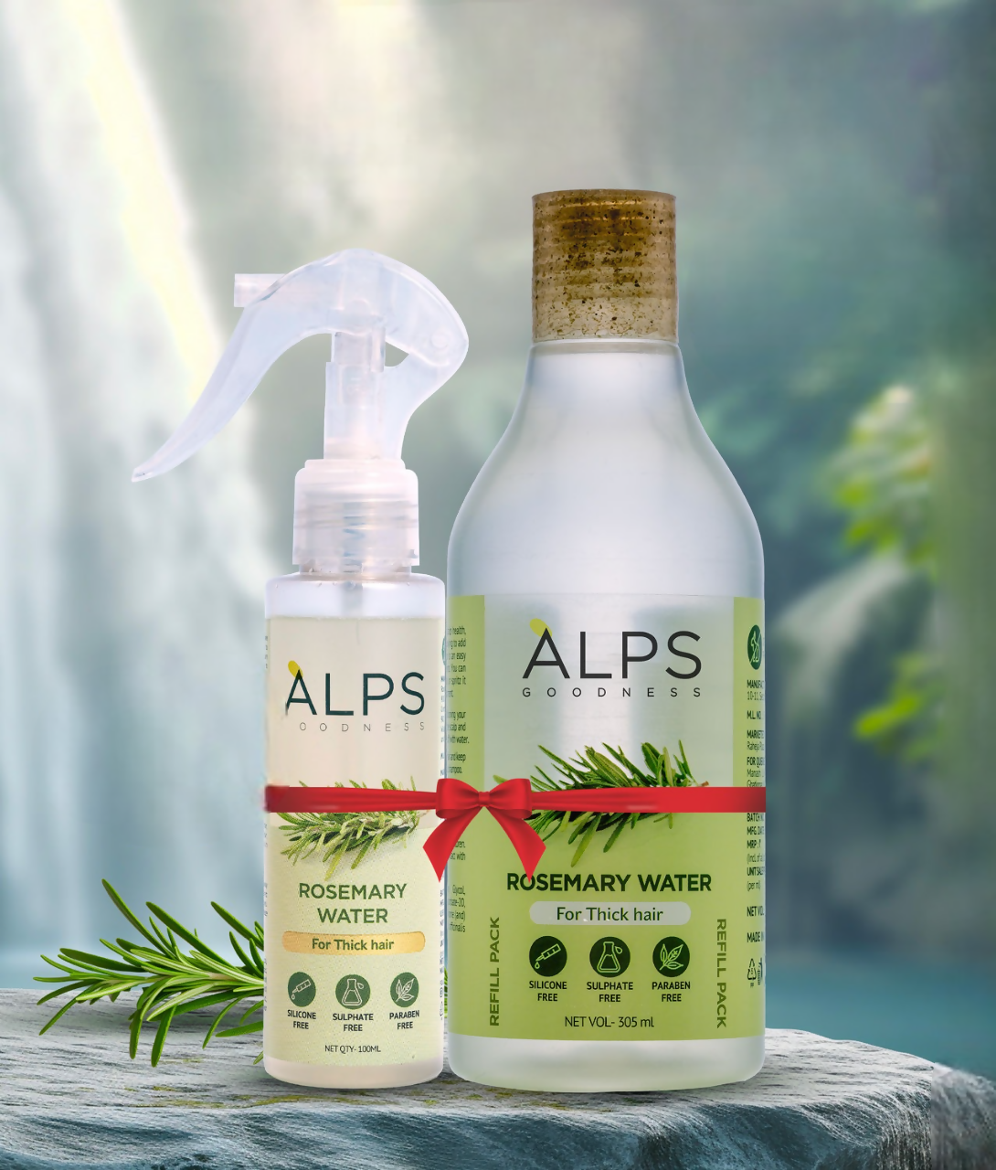 Alps Goodness Hair Growth Expert Kit with Rosemary Water Spray & Rosemary Water Refill