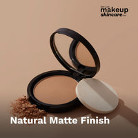Thumbnail for Pilgrim Warm Sand Matte Finish Compact Powder Absorbs Oil, Conceals & Gives Radiant Skin - Distacart