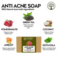 Thumbnail for Ivory Natural Anti Acne Soap - Restore Radiance & Nourish Skin For Both Men & Women