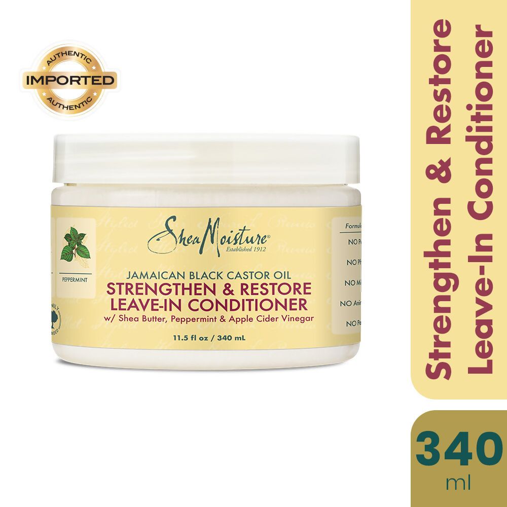 Shea Moisture Strengthen & Restore Leave-In Conditioner - Distacart