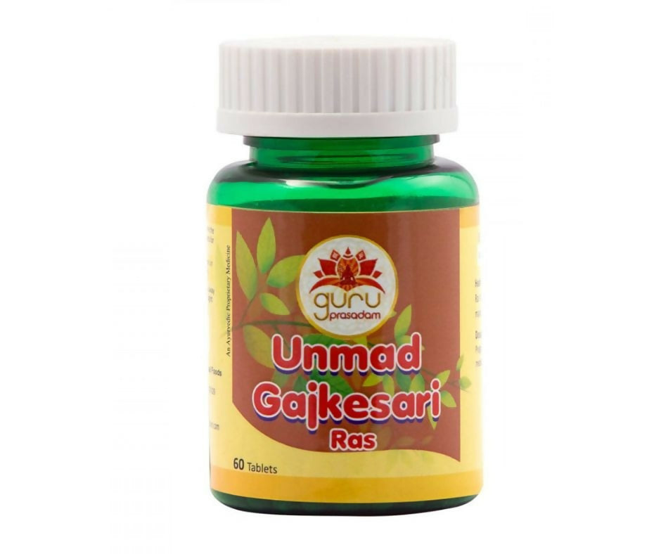 Guru Prasadam Unmad Gajkesari Ras Tablets - Distacart