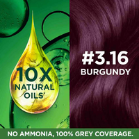 Thumbnail for Garnier Color Naturals Creme Riche Hair Color - Shade 3.16 Burgundy