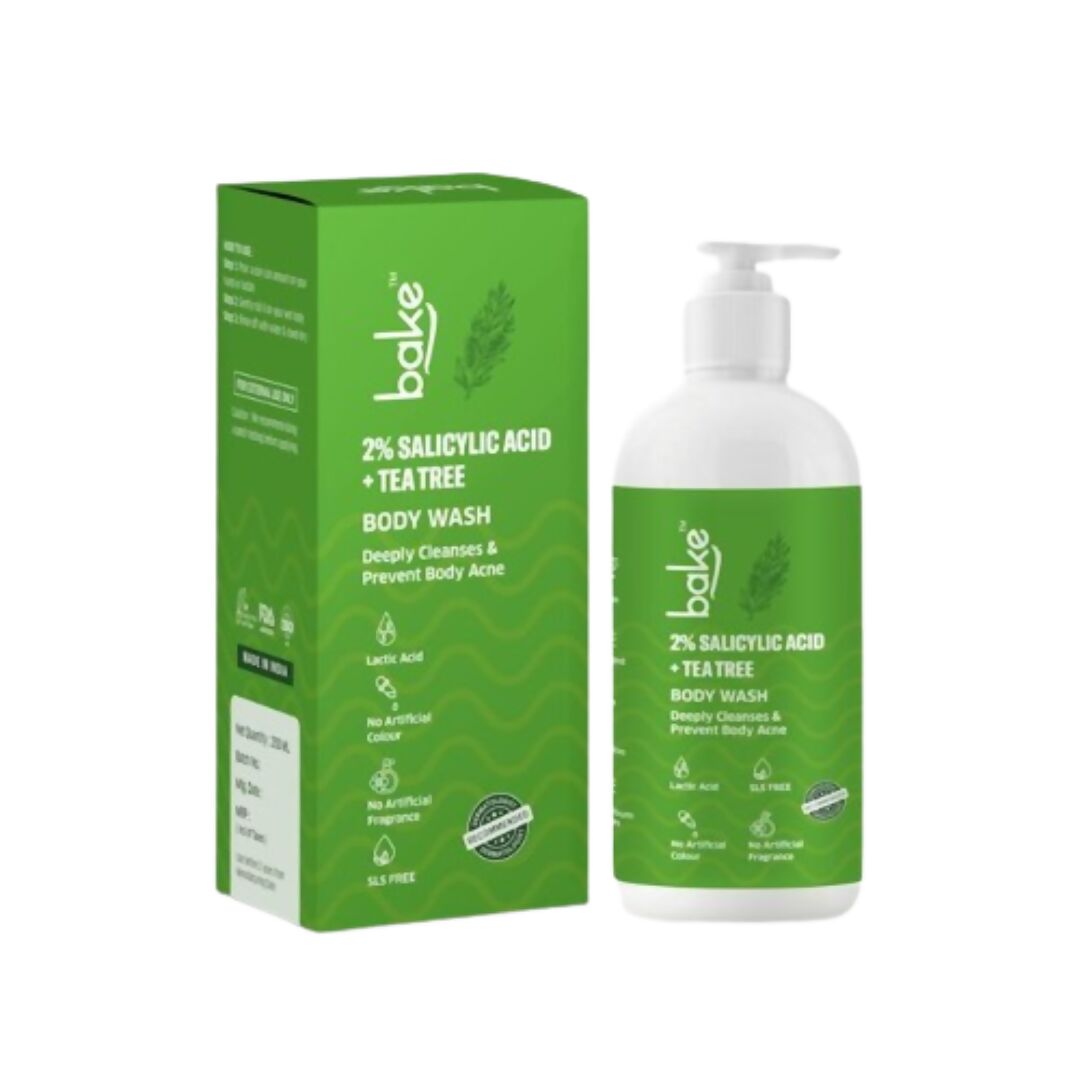 Bake 2% Salicylic Acid + Tee Tree Body Wash - Distacart