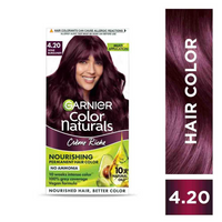 Thumbnail for Garnier Color Naturals Creme Riche Hair Color - Shade 4.20 Wine Burgundy
