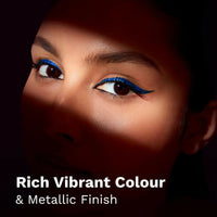 Thumbnail for Pilgrim Metallic Eyeliner Blue Rebel, Long Lasting & Smudge Proof Enriched With Argan Oil - Distacart