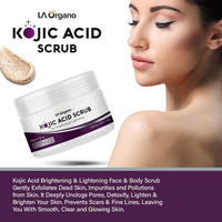 Thumbnail for LA Organo 1% Kojic Acid Skin Lightening & Brightening Face & Body Scrub