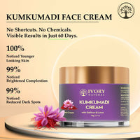 Thumbnail for Ivory Natural Kumkumadi Night Cream For Skin For Skin Tone & Texture, Reduce Blemishes & Dark Spots