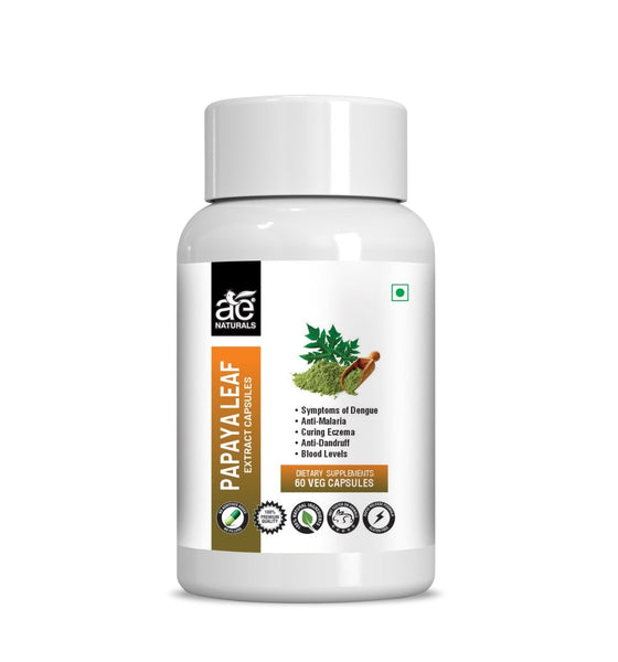 Ae Naturals Papaya Leaf Extract Capsules - Distacart