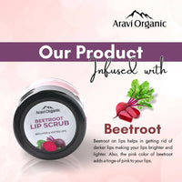 Thumbnail for Aravi Organic Beetroot Lip Lightening Scrub Balm - Distacart